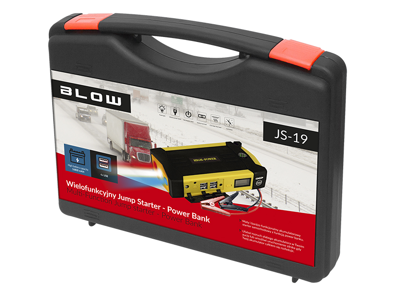 Potężny pomocnik na drodze: recenzja Jump Starter BOOSTER JS-19 – nie tylko do rozruchu - recenzja
