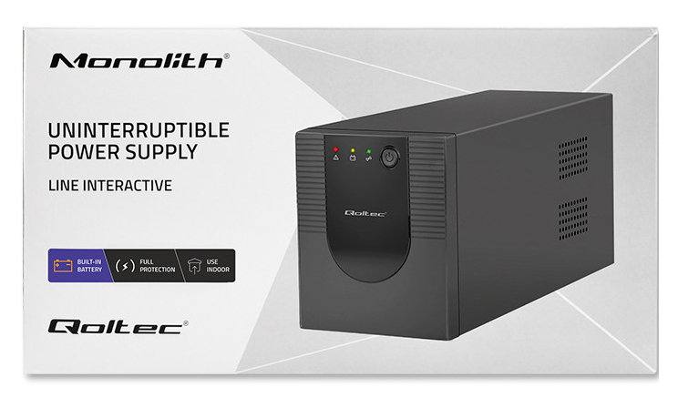 Zasilacz awaryjny UPS Qoltec Monolith 1200VA 720W – pewność i ochrona w każdej sytuacji awaryjnej