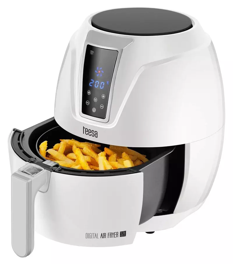Zdrowe gotowanie bez wysiłku: odkryj frytkownicę beztłuszczową Teesa Digital Air Fryer 3,2L